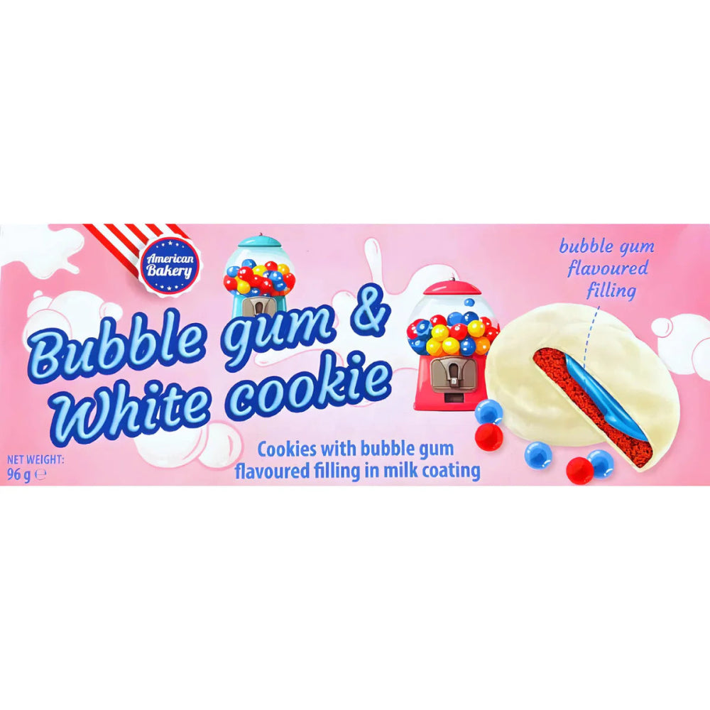 American Bakery Bubblegum & White Cookie 96g - CandyRoyal