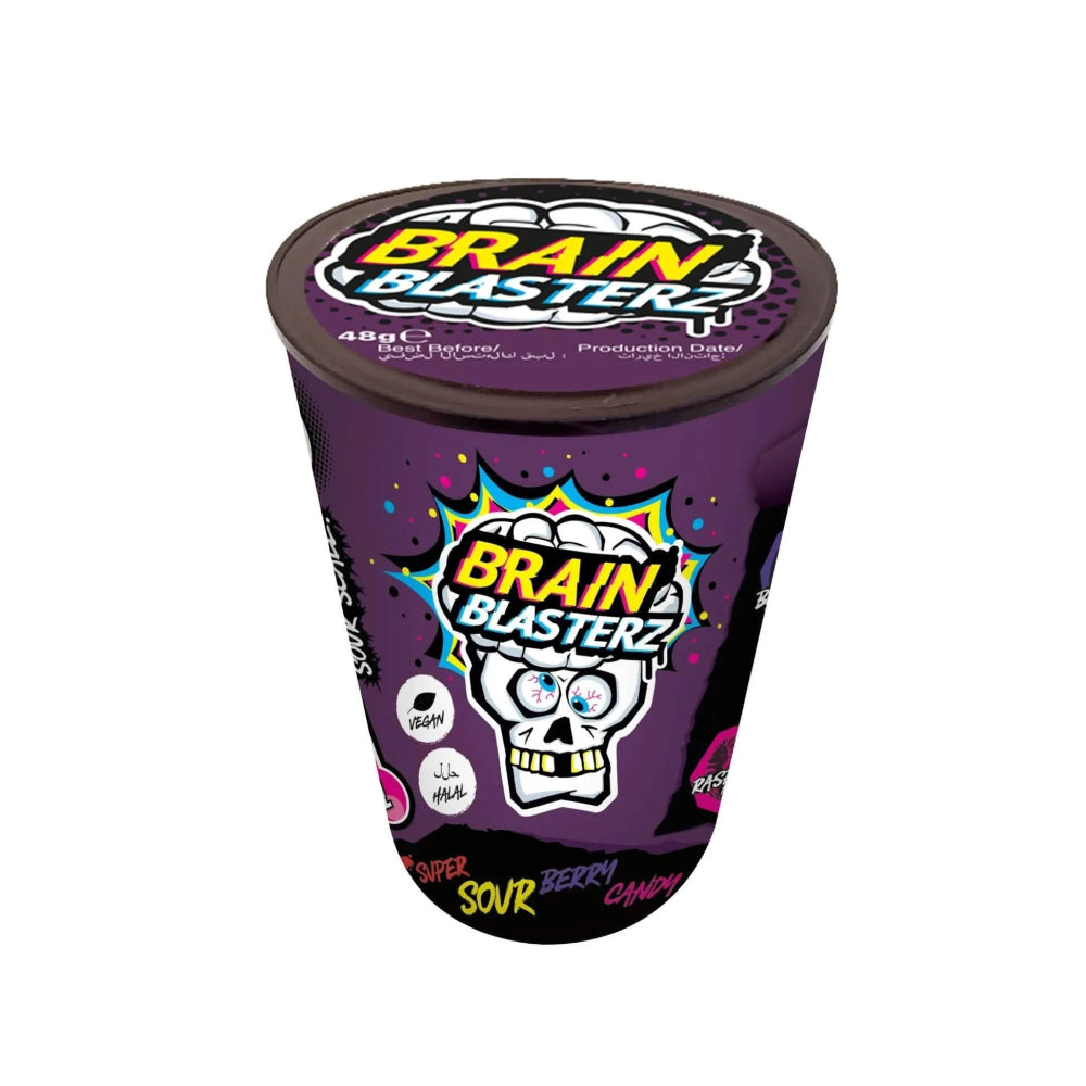 Brain Blasterz Sour Dark Fruits 48g - CandyRoyal