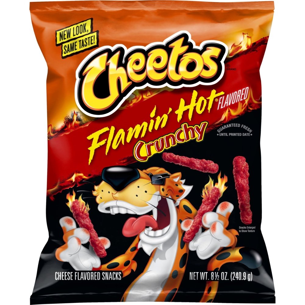 Cheetos Flamin Hot Crunchy 99g - CandyRoyal