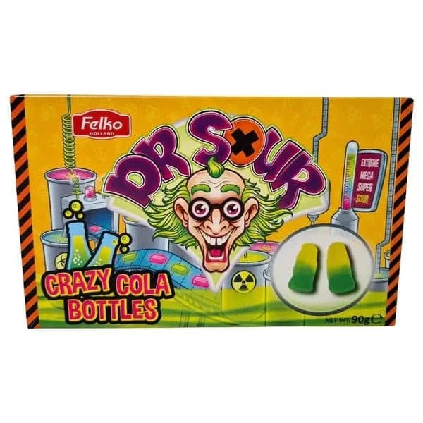 Dr. Sour Crazy Cola Bottles 90g - CandyRoyal