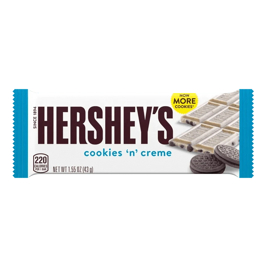 Hershey's Cookies 'N' Creme 43g - CandyRoyal