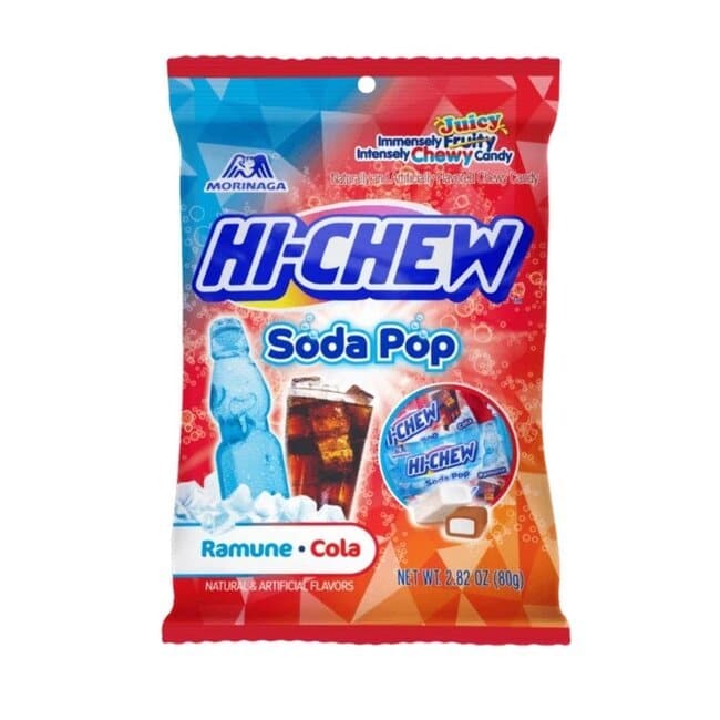 Hi - Chew Soda Pop Ramune Cola 85g - CandyRoyal