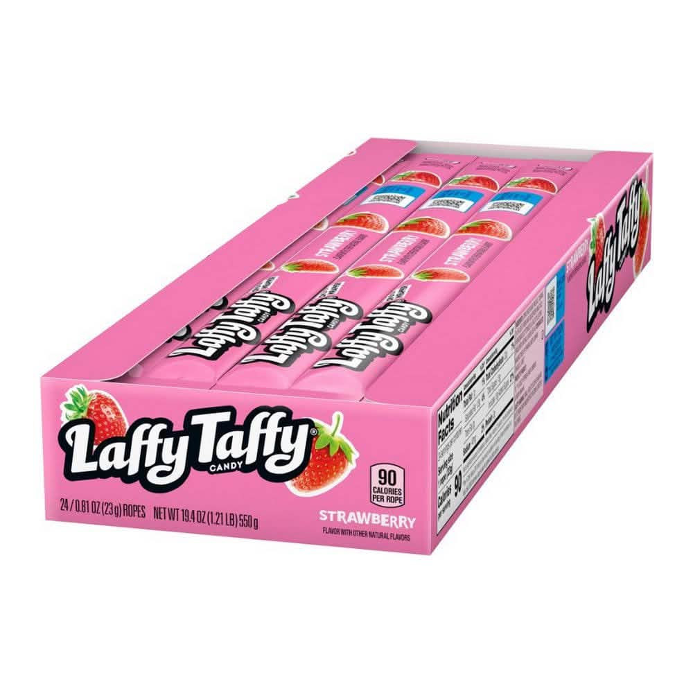 Laffy Taffy Rope Strawberry (24 x 23g) - CandyRoyal