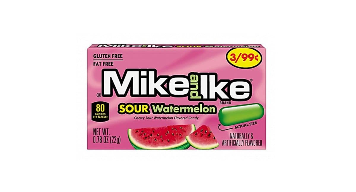 Mike & Ike Sour Watermelon minis 22g - CandyRoyal