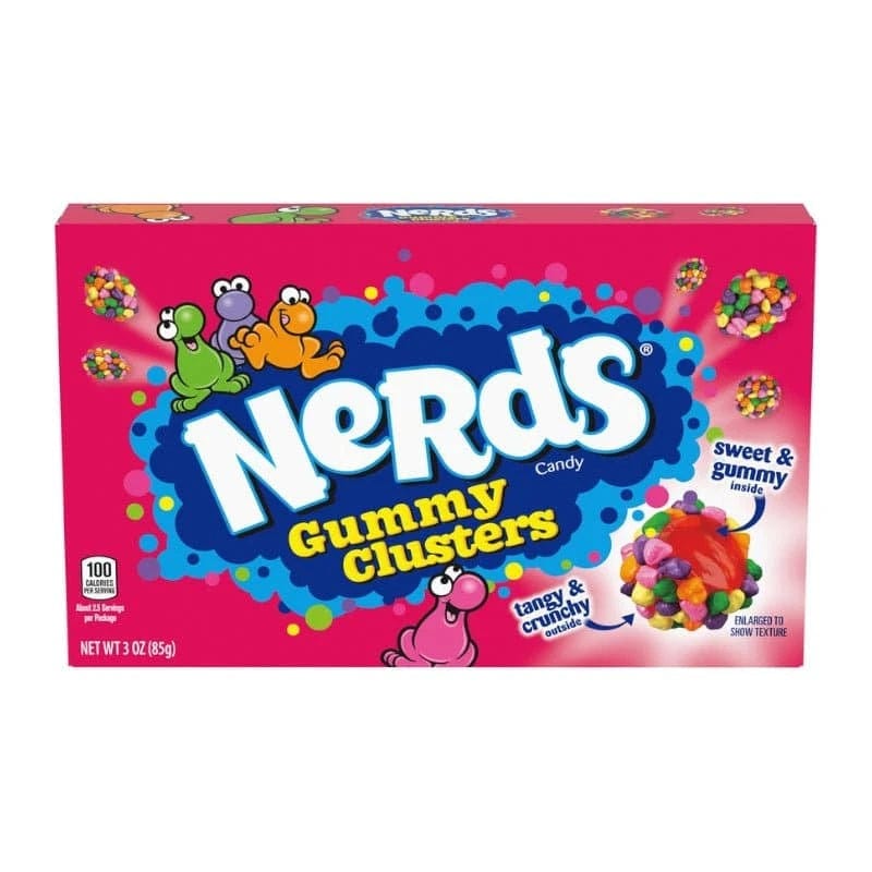 Nerds Gummy Clusters Theatre Box 85g - CandyRoyal