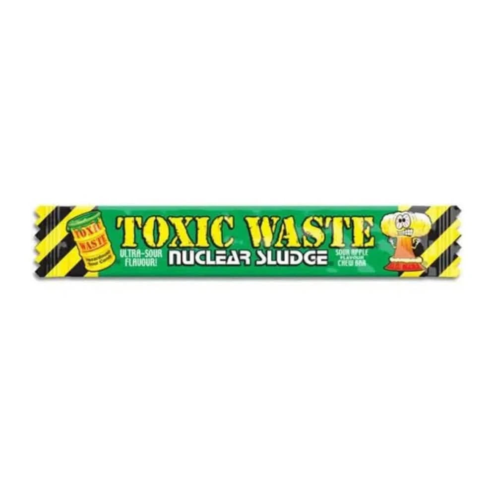 Toxic Waste Nuclear Sludge Chew Bar Sour Apple 20g - CandyRoyal