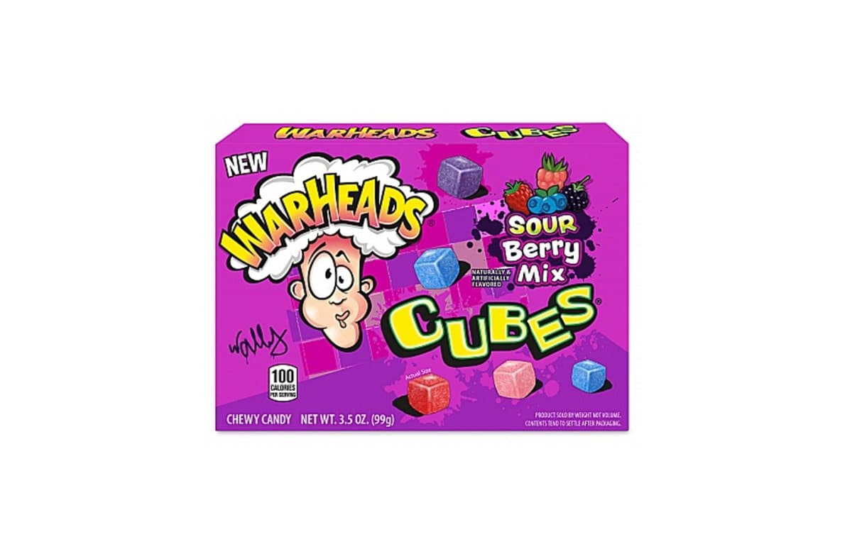 Warheads Cubes Sour Berry Mix 99g - CandyRoyal