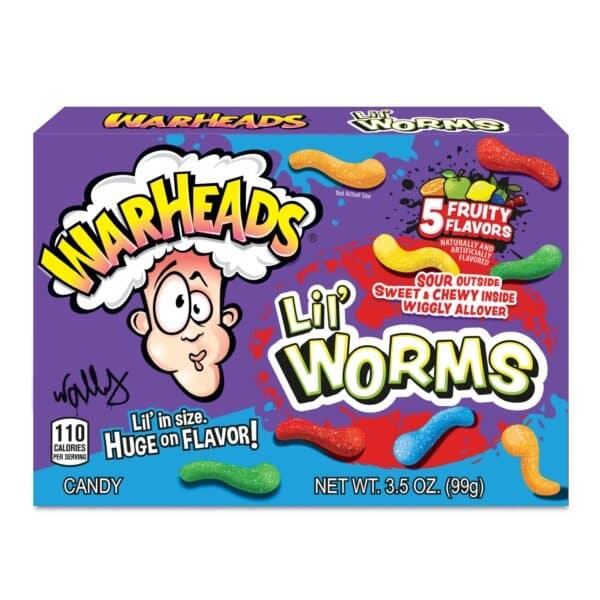 Warheads Lil Worms 99g - CandyRoyal